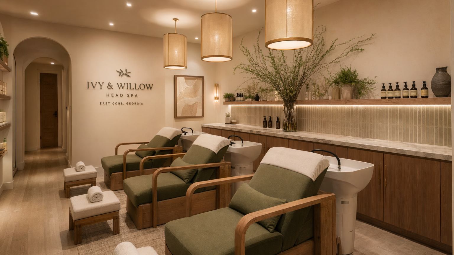 Willow River Head Spa interior